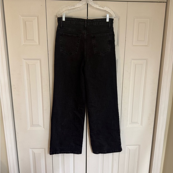 Free Assembly Women's High Rise Full Length Wide Leg Jeans, 30" Inseam Size 6 - Picture 3 of 4